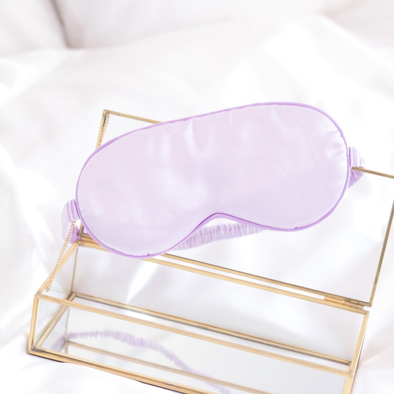 Luxe Satin Sleep Mask - Lilac (4 Pack)