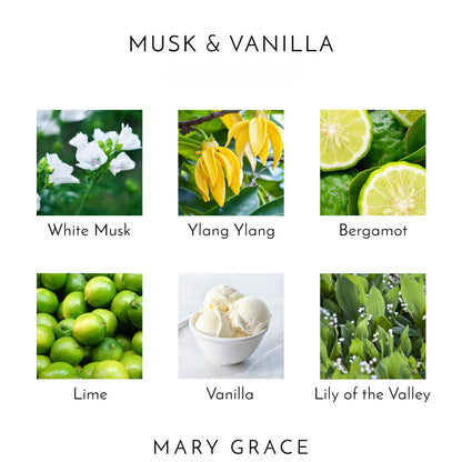 Musk &amp; Vanilla Jar Candle (4 Pack)