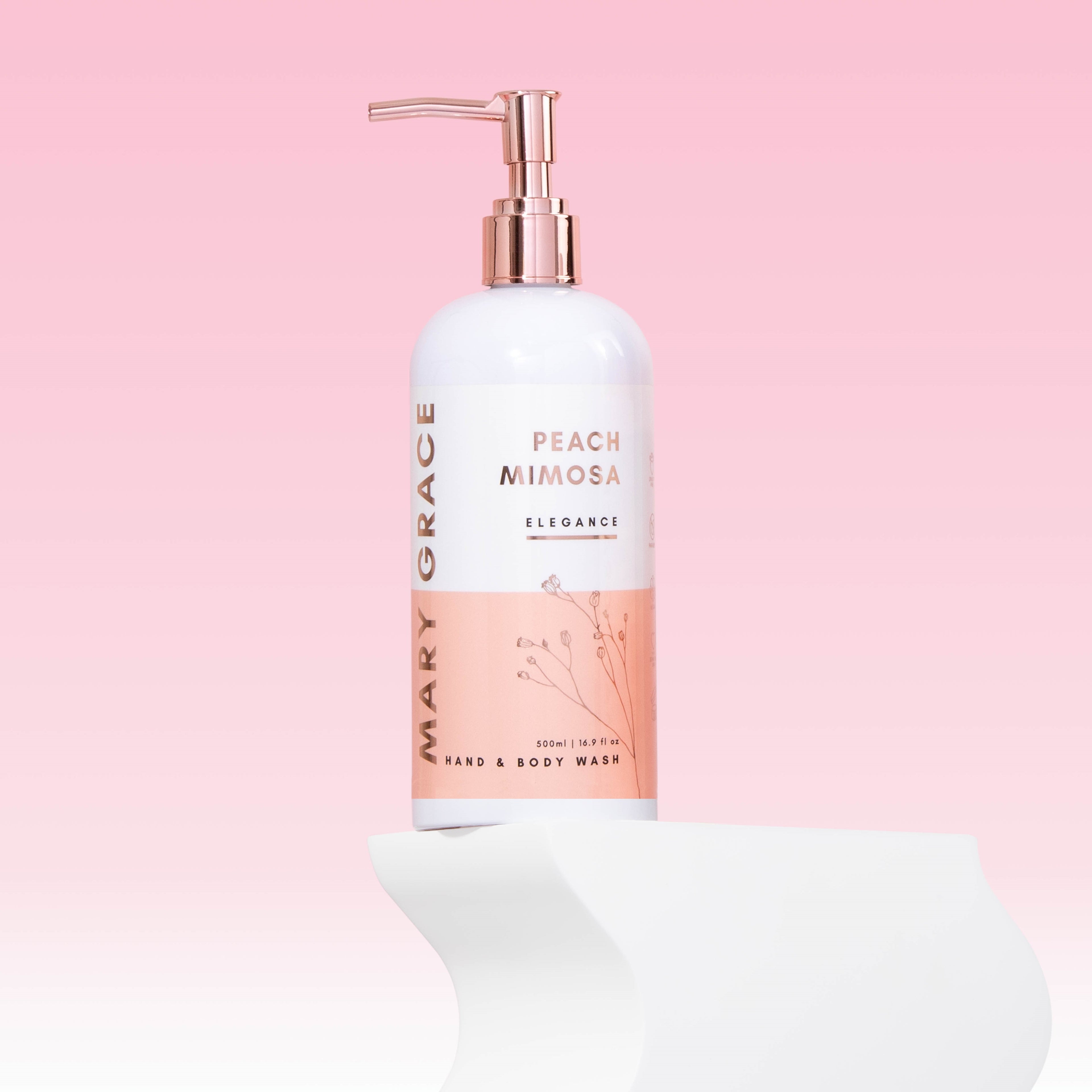 Peach Mimosa 500ml Hand &amp; Body Wash (4 Pack)