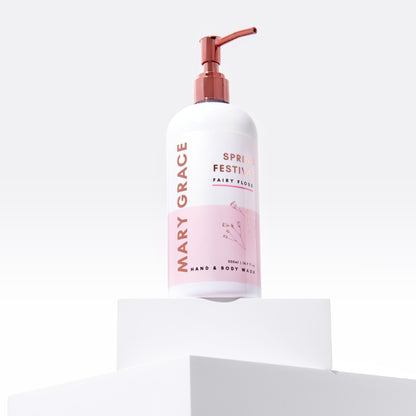 Spring Festival - Fairy Floss 500ml  Hand &amp; Body Wash (4 Pack)