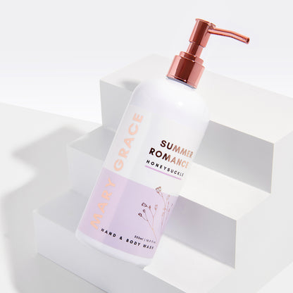 Summer Romance - Japanese Honeysuckle 500ml Hand &amp; Body Wash (4 Pack)